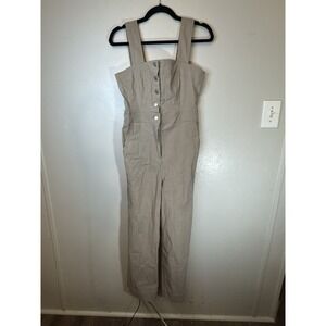 White Birch Midweight Khaki Jumpsuit Size S